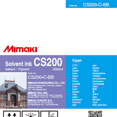 mimaki cs200 eco-solvent ink